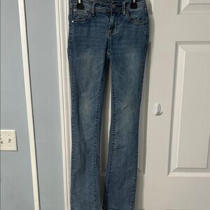 Wallflower Women's Straight Leg Blue Jeans size 0